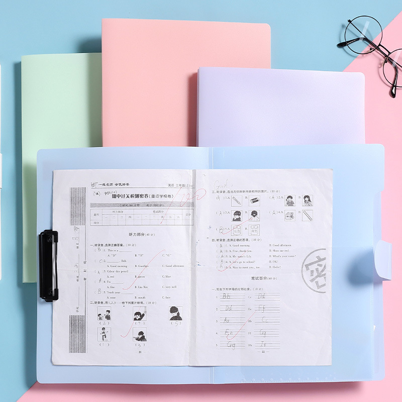 Multi-Pocket Plastic A4 Organizer File
