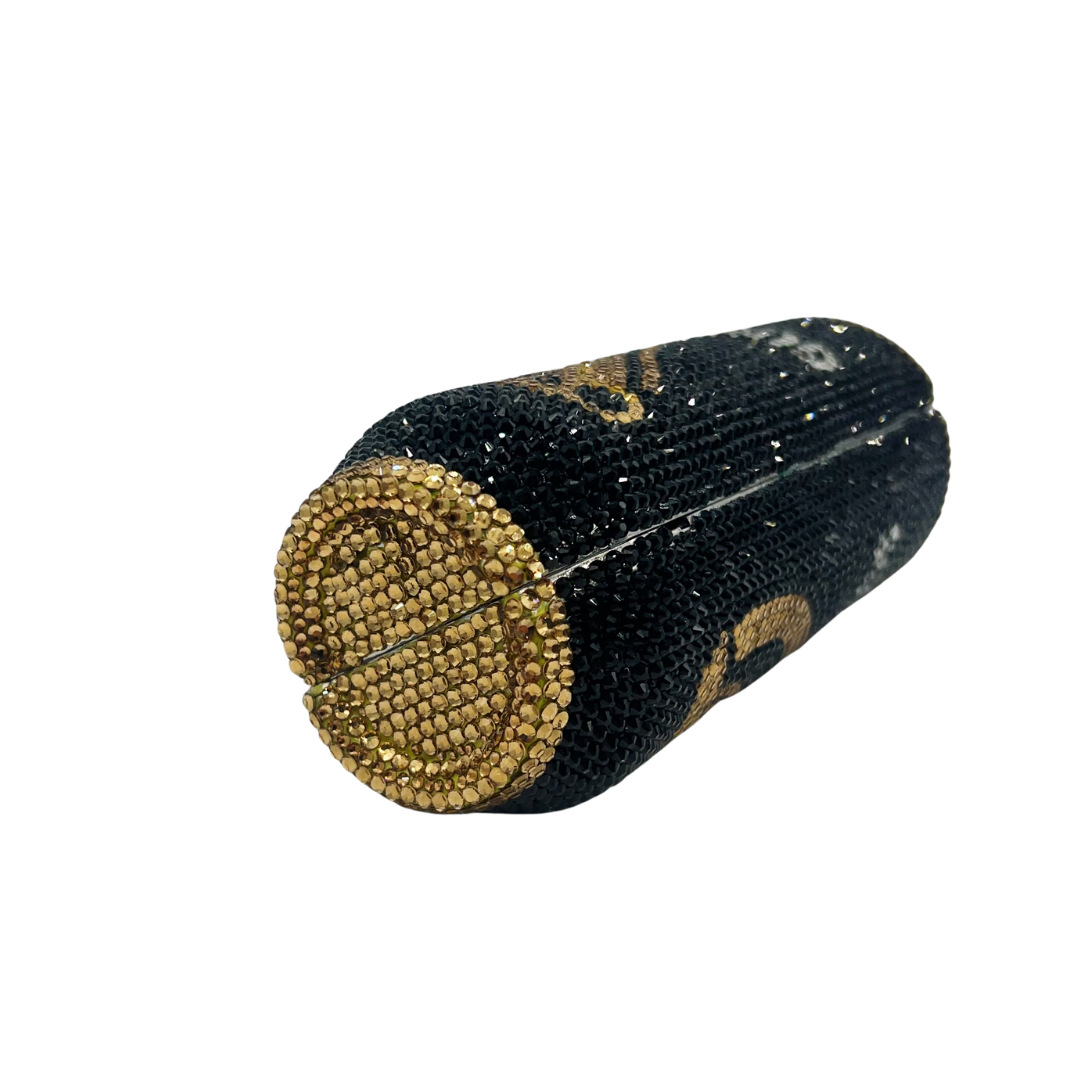 Embrague de piedra de oro negro fácil de dibujar bolsas de banquete de perforación lenta de fondo plano bolsas de mano bolsas de mujer bolsas de banquete europeas y americanas