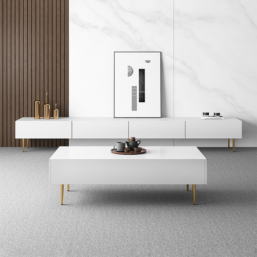 TV cabinet coffee table combination modern simple light luxury wall cabinet home living room floor cabinet small apartment simple TV cabinet