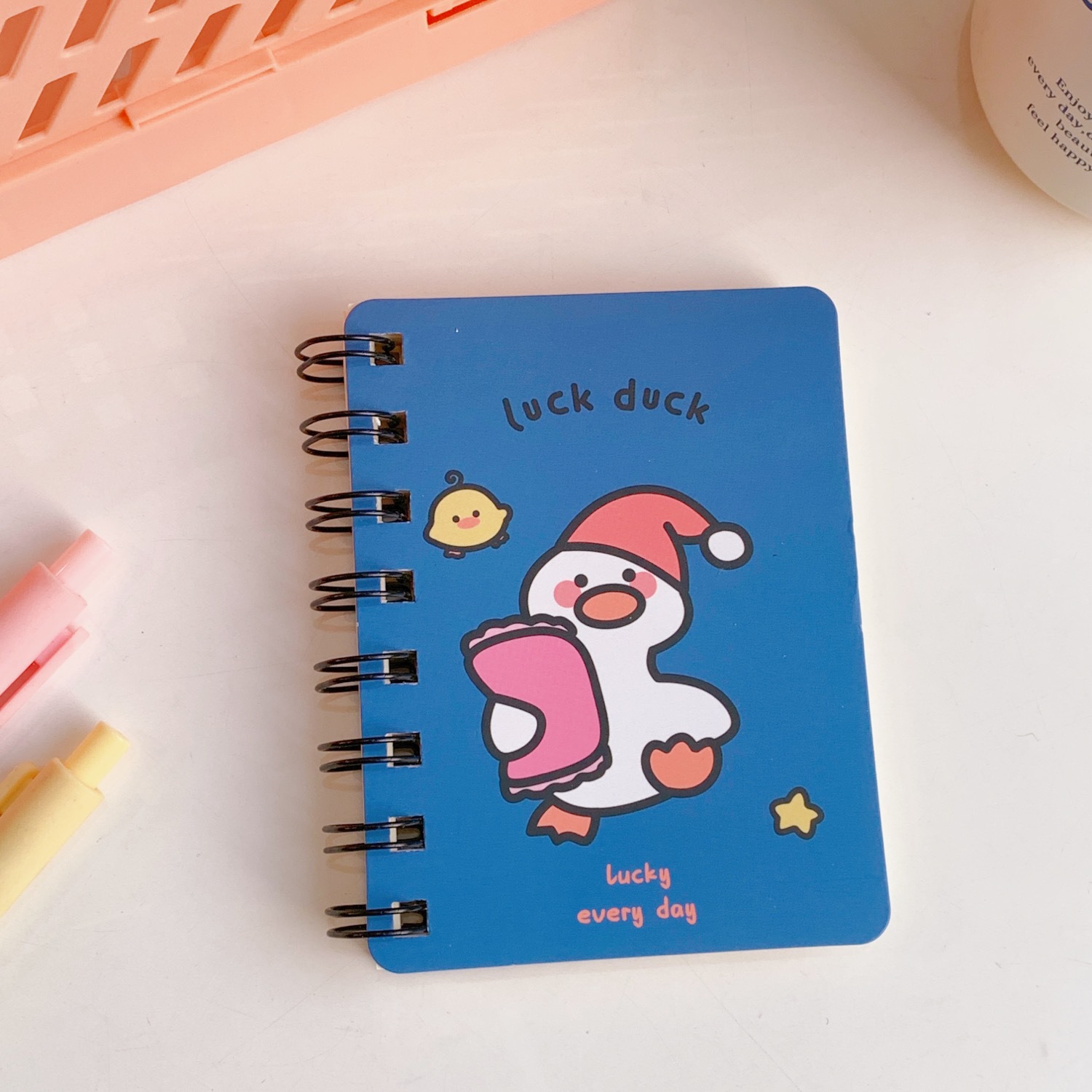 50g Weight Cute Style Cute Mini Portable Pocket Notepad Cartoon Notebook Child Student Gift 3