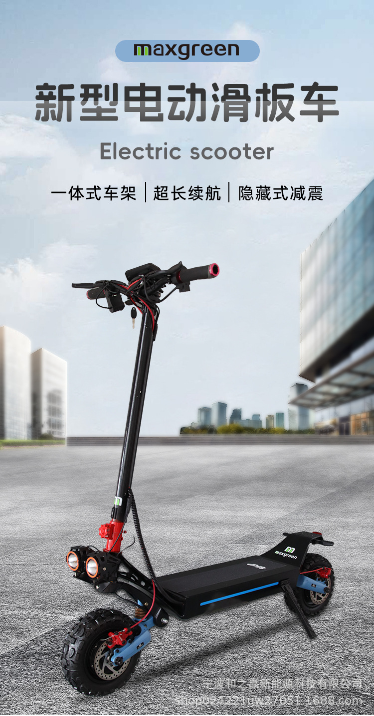 Factory Outlet 10inch High Speed High Power Foldable Electric Scooter