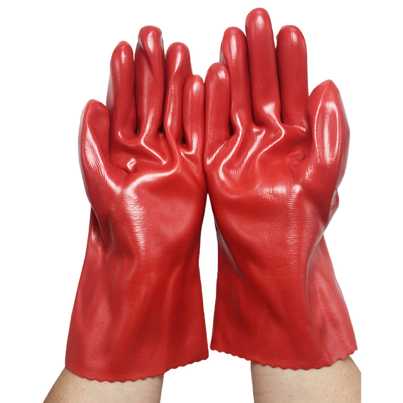 Thickened rubber Oxford latex gloves, work protection, wear-resistant, waterproof, anti-slip rubber, plastic, dishwashing, durable, housework