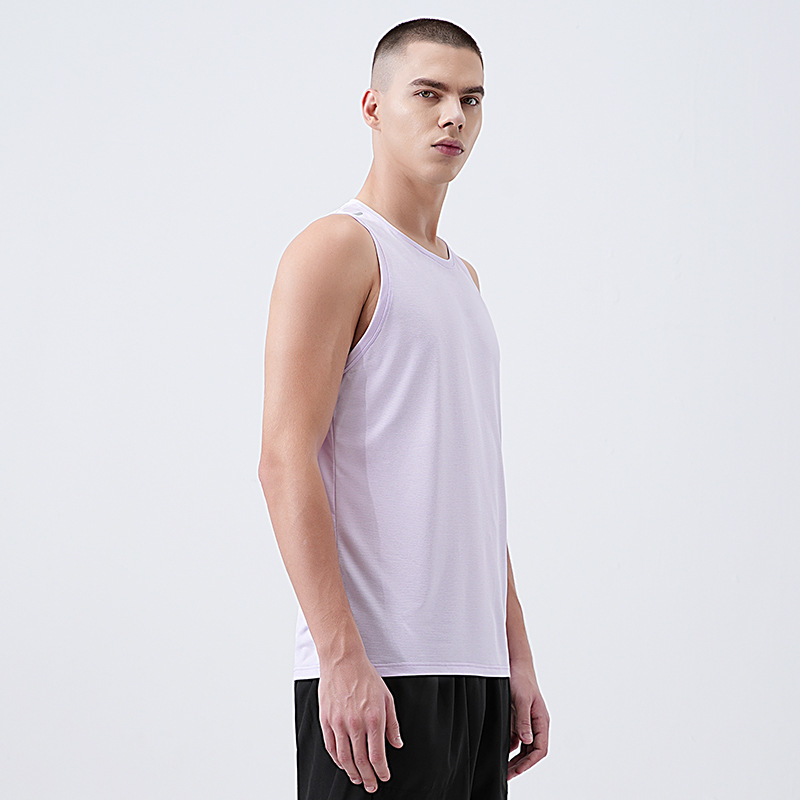 Verano nuevo chaleco deportivo de maratón hombre running fitness ropa de secado rápido sin mangas de hielo de baloncesto ropa de entrenamiento de pista y campo