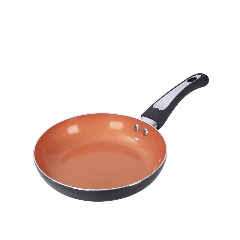 Juego de tres piezas de pan antiadherente de aluminio con olla de sopa olla de leche olla de suplemento alimenticio olla plana sartén utensilios de cocina traje