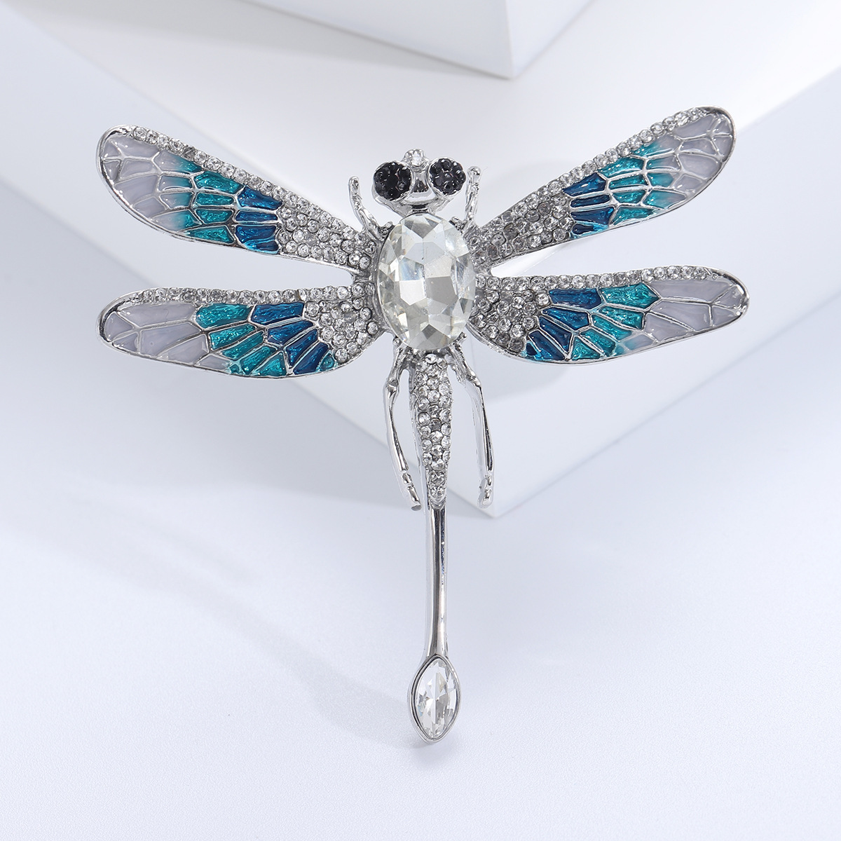 22g Weight Brooches Classification Banquet, Party Occasion Alloy Material Dragonfly Pattern Women's Gender Lady Style Lady Pin Dragonfly Alloy Women's Brooches 6