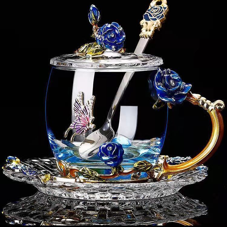 Vaso de vidrio tallado de mujer de estilo europeo, regalo creativo para el hogar, decoración del día de San Valentín, tazas de cubiertos, tazas de agua