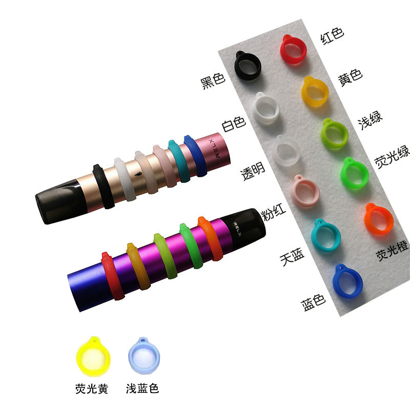 13mm強制格輪DIYシリカゲル吊り輪紛失防止滑り止めリング吊り紐電子煙具部品黒色シリカゲルリング|undefined