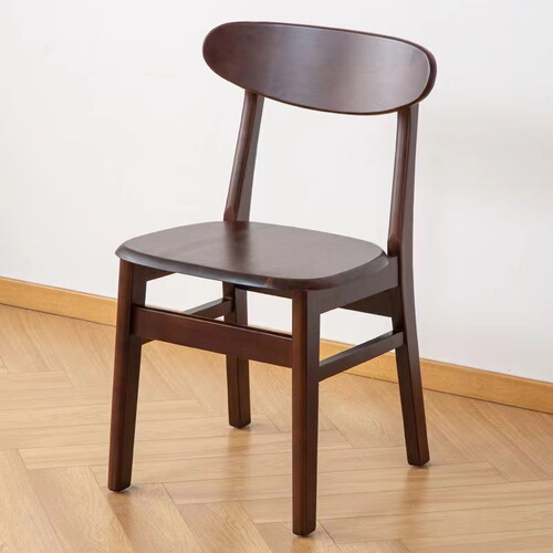 Factory Direct Supply Pure Solid Wood Dining Chair, Restaurant Back Support Chair, Modern Minimalist Casual Nordic Style Chair, Little Butterfly Chair