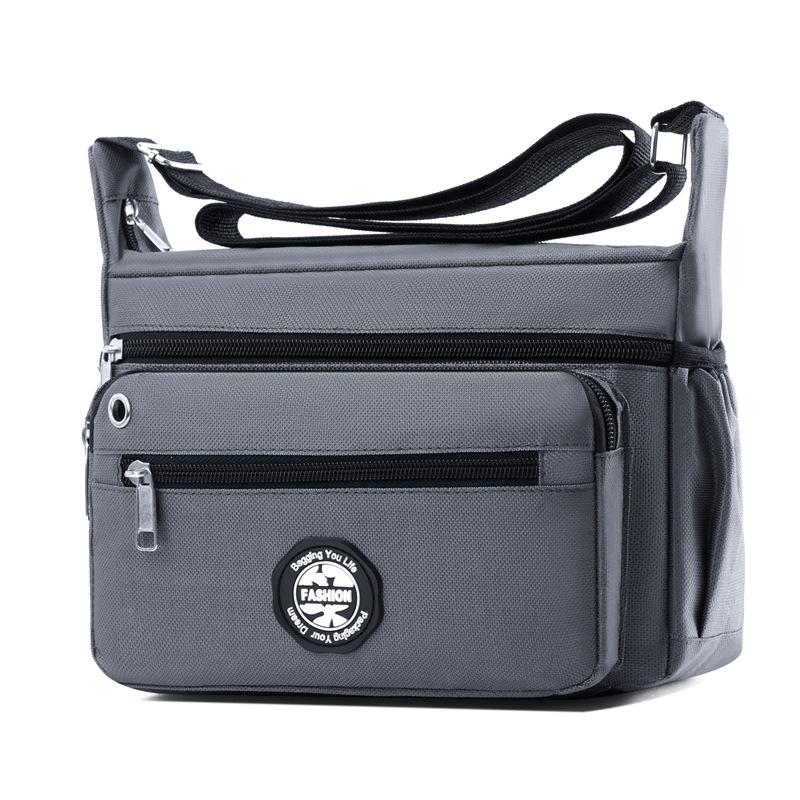 Nueva bolsa de hombre multicapa bolsa de tela bolsa de negocios ocio bolsa de entrega al aire libre mochila de hombro bolsa de negocios
