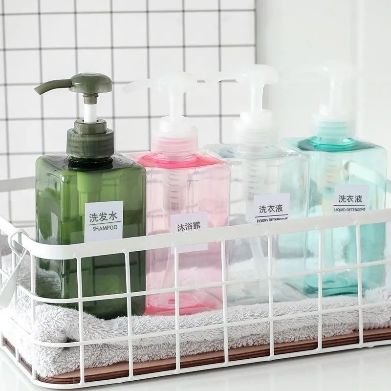 Hand soap detergent laundry detergent empty bottle hotel shampoo shower gel facial cleanser lotion refill bottle pump type