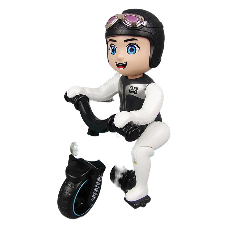 Tiktok mismo triciclo eléctrico Luz DE LA MÚSICA dibujos animados niño perro equipo universal camión volquete juguete los niños