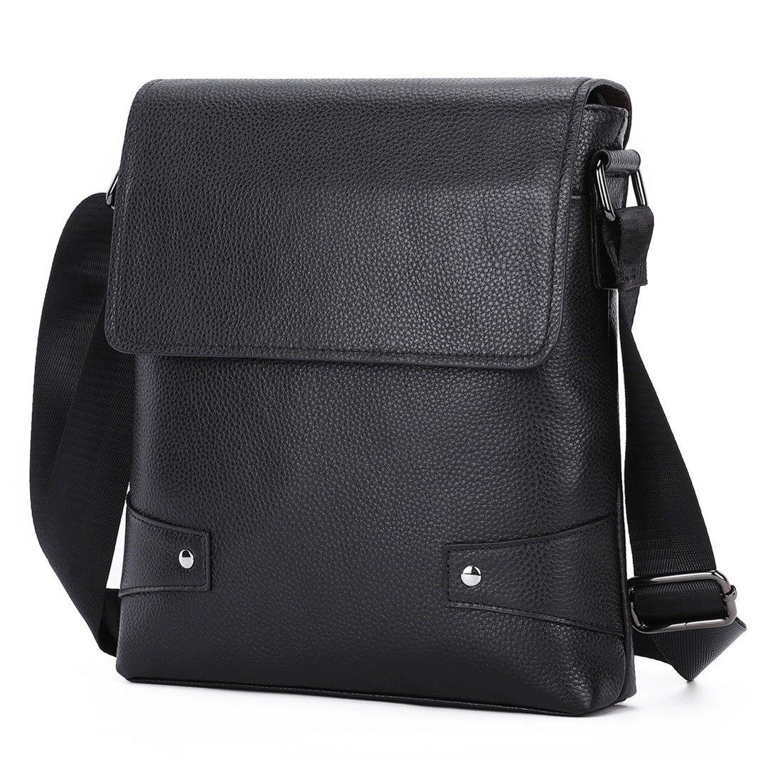 Leather one-shoulder bag, bag strap, laptop, genuine leather, Korean style, business version, wholesale