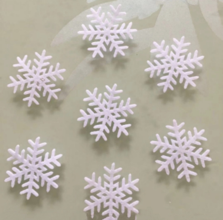 Christmas Snowflakes, Christmas Decorations, Snowflake Hangings, Various Felt Snowflakes for Shopping Mall and Store Windows