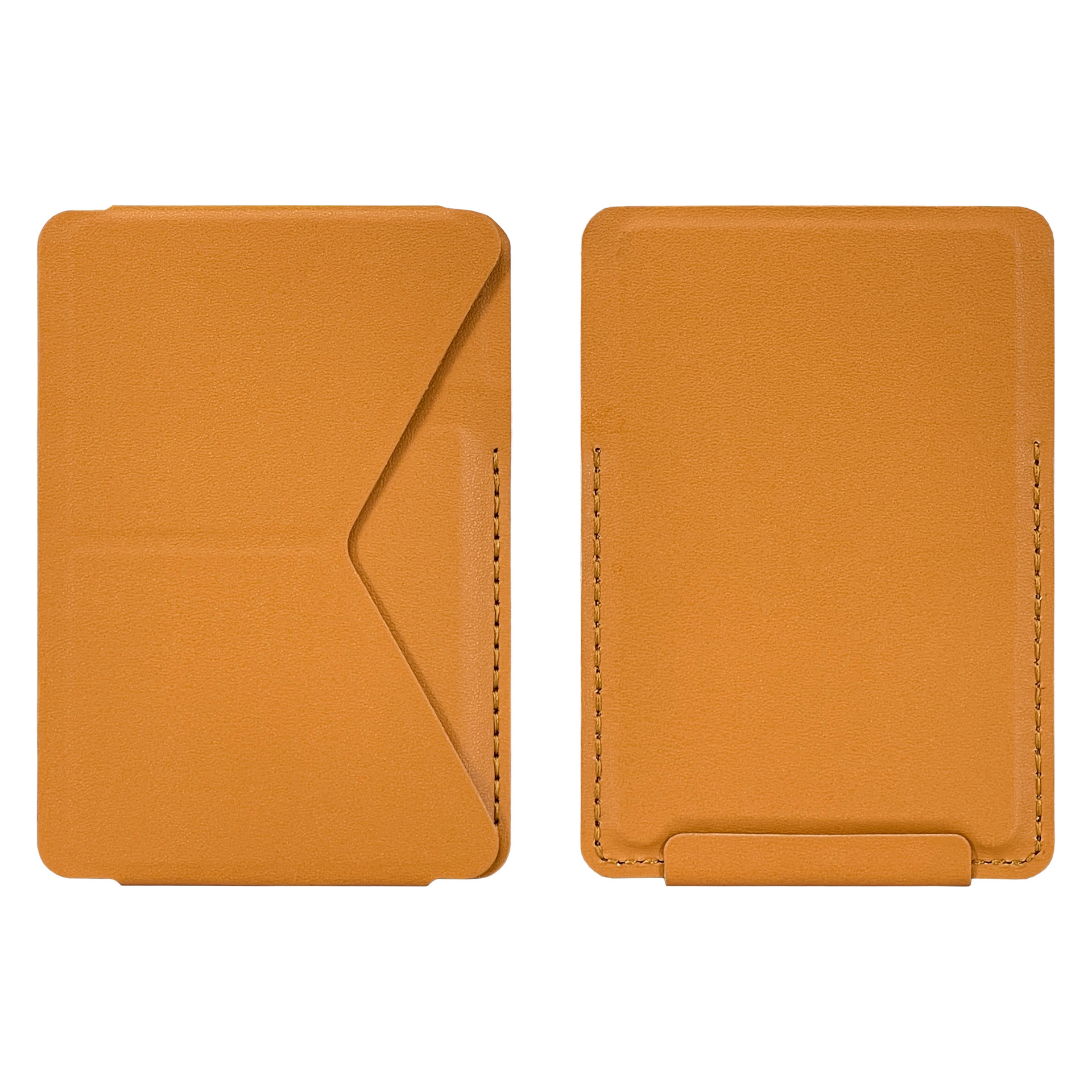 Soporte de bolsa de tarjeta de teléfono móvil de cuero PU magnético plegable para escritorio adecuado para productos de la serie Apple IPHONE que pueden imprimir LOGO