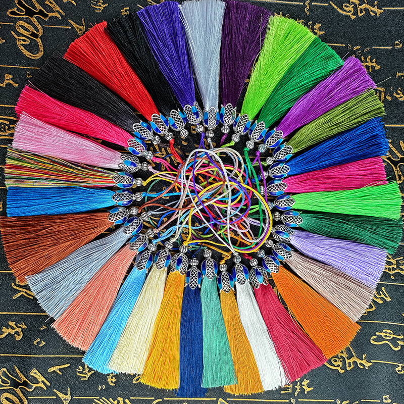 Nueva borla cloisonne corona borla colgante borla nudo chino coche colgante ventas directas de la fábrica