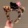 Fuchsia headband, flowered