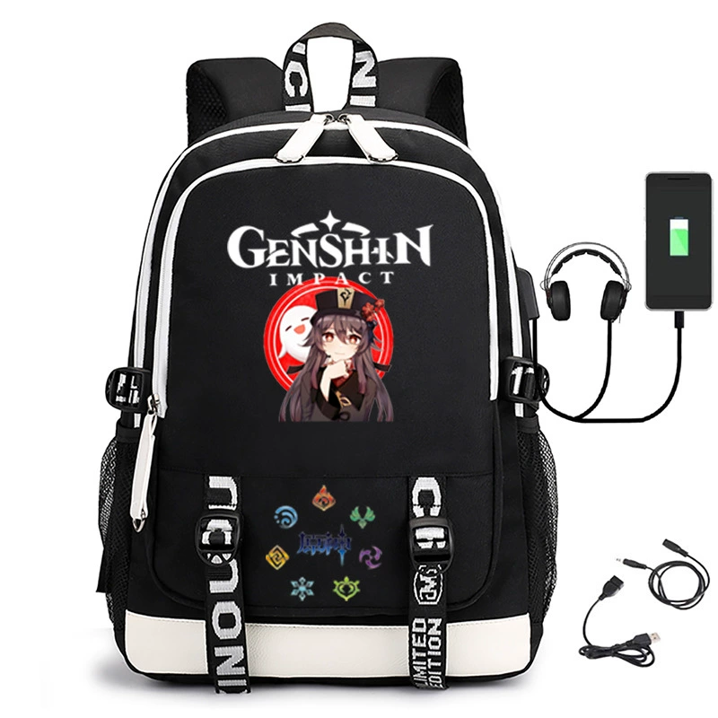 Genshin Impact, backpack, bag for traveling, Amazon