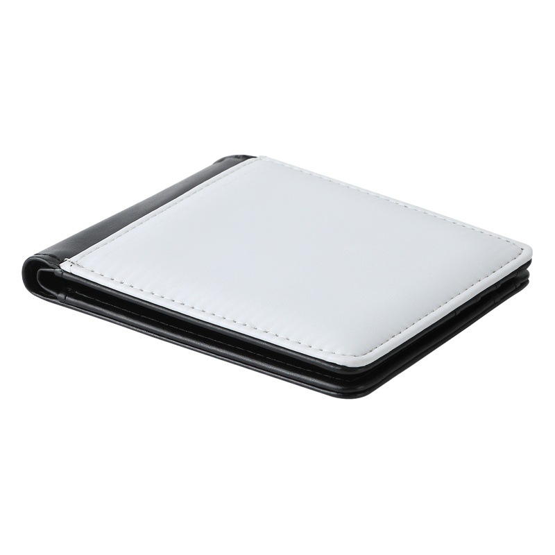 Fabricantes de transferencia de calor de sublimación de impresión en blanco de los hombres de la cartera de apertura de la tarjeta de sublimación de transferencia de calor de impresión en blanco serie de productos