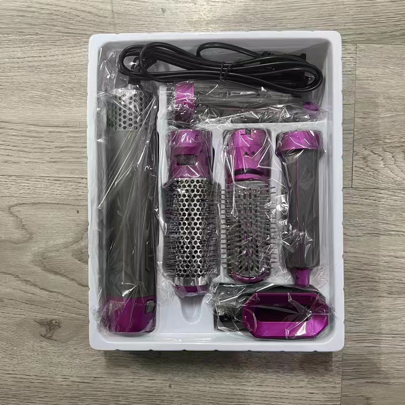 アマゾン越境販売 ヘアアイロン 五in一 ホットエアブラシ ヘアドライヤー ヘアアイロン ストレートヘアブラシ ヘアドライヤー 自動吸収機能付き|undefined