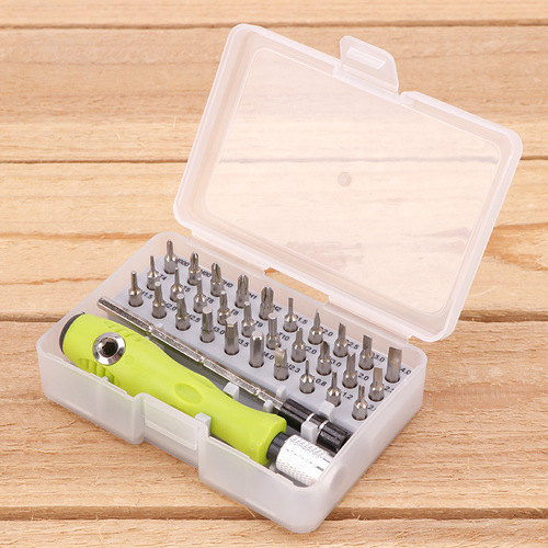 32-in-1 screwdriver set telecommunications combination disassembly tool flat-head cross screwdriver plum blossom driver screw wrench