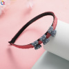 Children's cartoon universal headband with bow to go out, cute scalloped hairpins for elementary school students, hair accessory