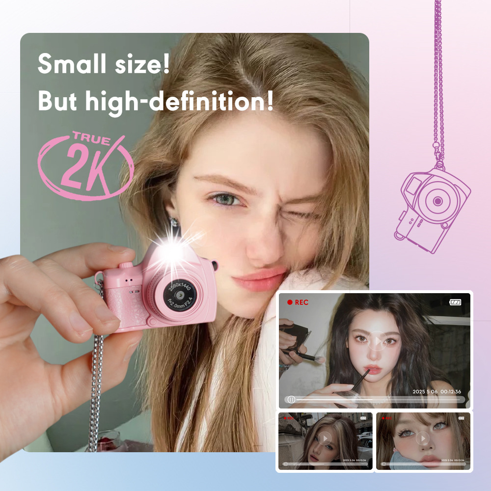Nuevas cámaras de pulgar transfronterizas para niños de 1.47 pulgadas de pantalla para tomar fotos y grabar video para la fiesta estudiantil juguetes mini cámara