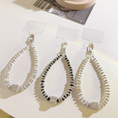 高級感珍珠掛鏈鑰匙扣配飾通用手機殼防摔手機掛繩珍珠鏈條耳機套