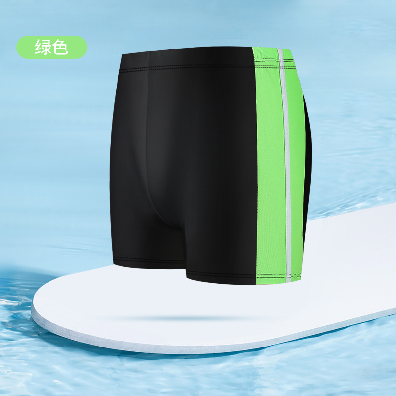 Bañador de los hombres directos de la fábrica anti-vergüenza boxeador moda Slim shorts verano playa vacaciones bañador en stock