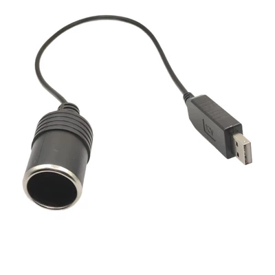 USB to Cigarette Lighter Female Connector: Siqaret yandırıcısı