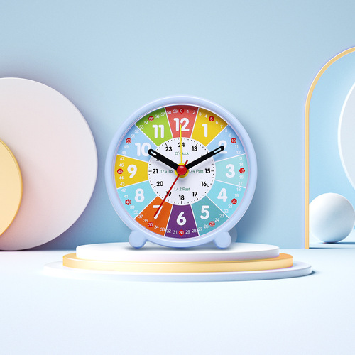 Simple Mini Alarm Clock Early Education Learning Home Use Student Specific Children's Mini Bedside Clock Eco-friendly Silent Wholesale