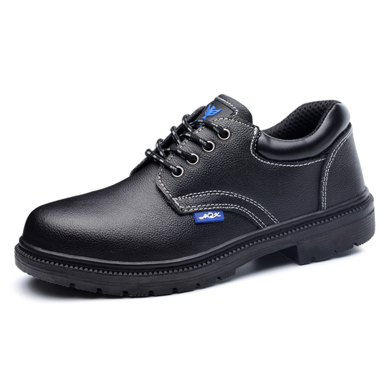 Nuevos zapatos de protección laboral de alta temperatura anti-golpe anti-perforación de cabeza de acero anti-desgaste zapatos de trabajo de cuero de vaca