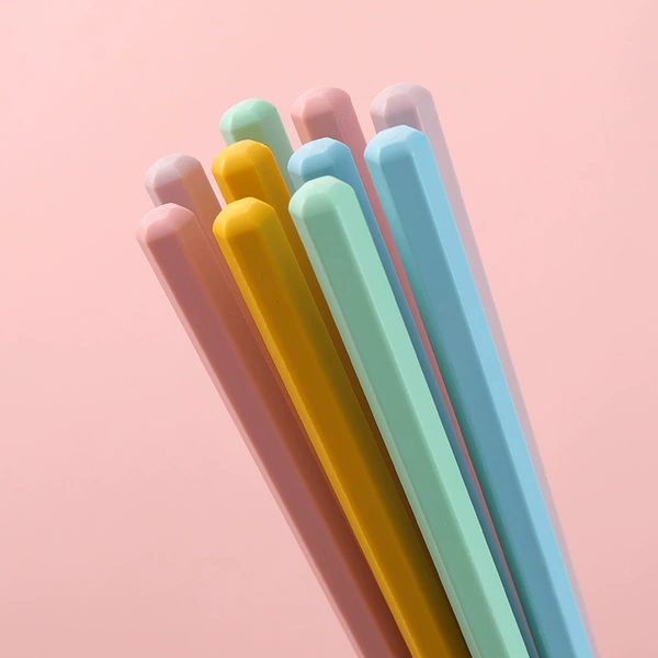 Color hexagonal chopsticks random 1 double