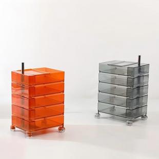 Rotating Storage Cabinet Movable Bedside Table Ins Side Cabinet Simple Scandinavian Storage Cabinet Popular Cosmetics Storage Cabinet
