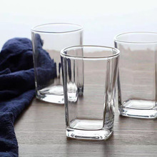 海底捞火锅同款玻璃杯客用水杯四方玻璃水杯啤酒杯家用水杯
