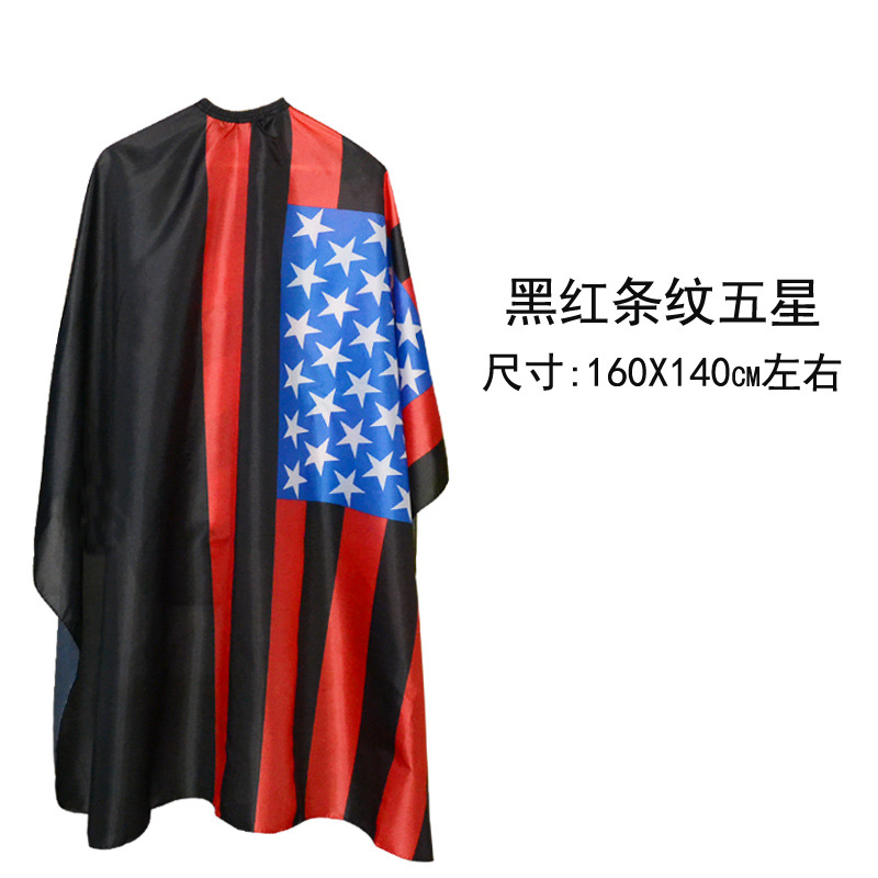 Tiktok Net rojo vintage cabeza de aceite profesional de peluquería y peluquería tela corte de pelo antiadherente más tamaño adulto peluquería babero