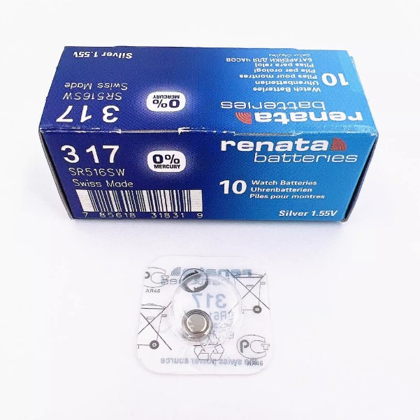瑞士renata 317 SR516SW 516 手表 电子 1.55V纽扣电池 1粒价格