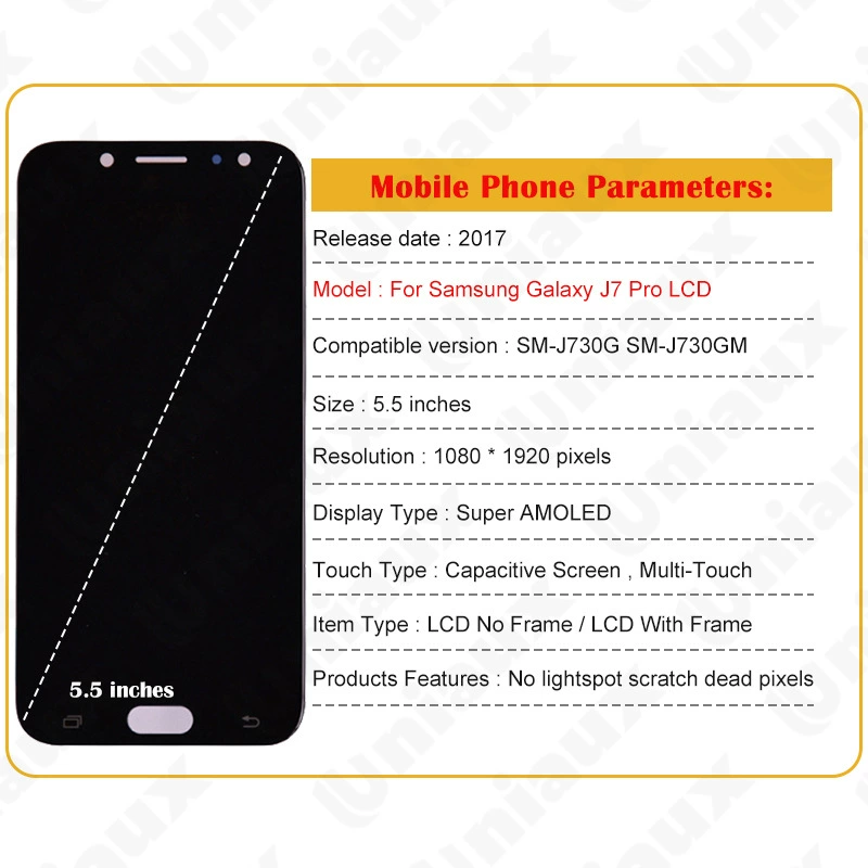 Samsung, оригинальный экран, J7, J730