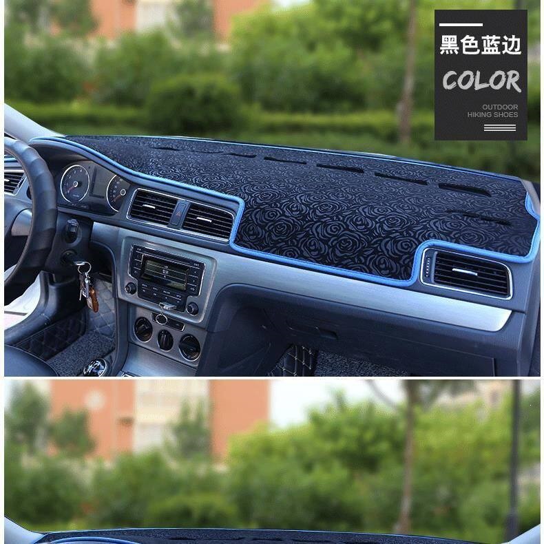 Car dashboard sun protection mat, light-blocking mat, suede fabric, car interior modification accessories, workbench mat