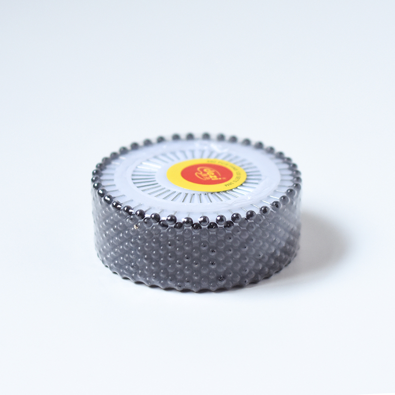 Exquisito pin redondo nuevo PIN de cuentas de posicionamiento aguja vinculante tela fija perla aguja DIY tienda de flores