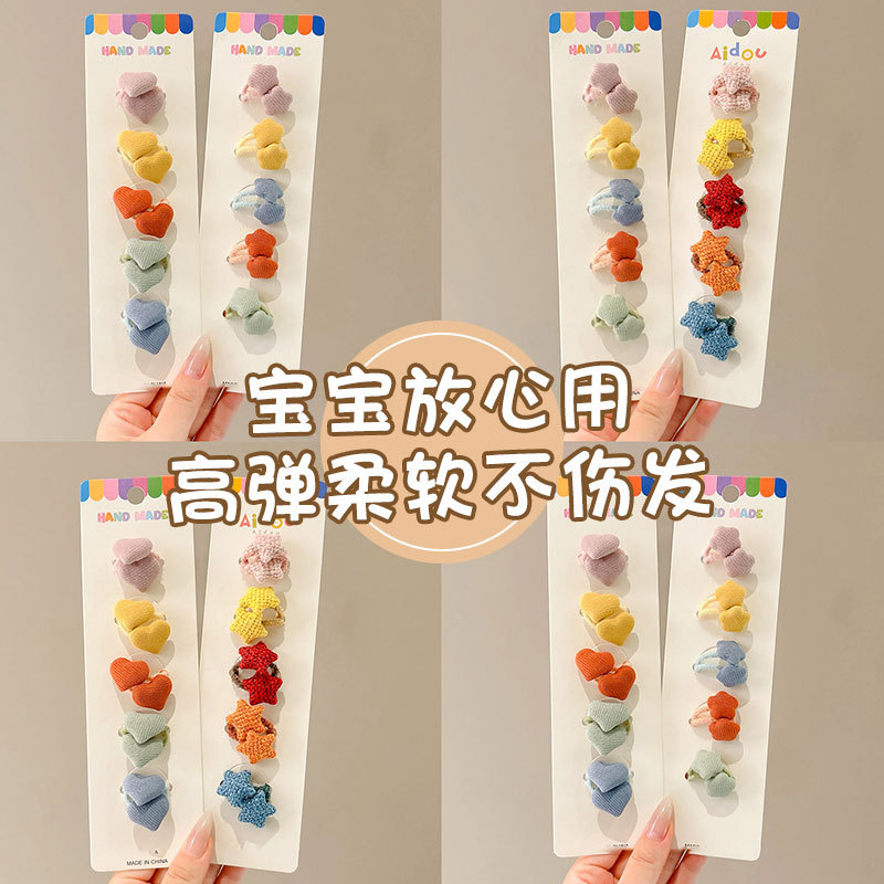 Pequeñas estrellas de alta elasticidad cuerdas de cabello de correa de correa