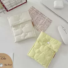 绗缝夹棉卫生包收纳袋迷你随身便携式生理期卫生巾月事小包