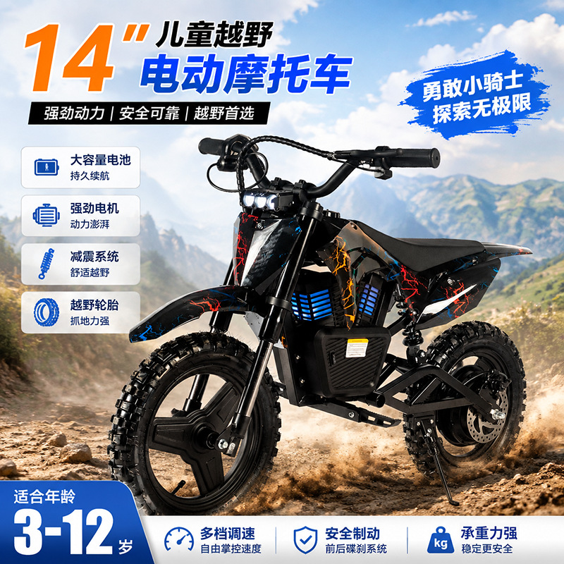 Off-road electric small racing car