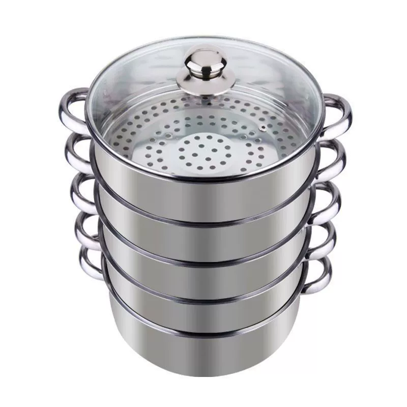 Multilayer electromagnetic universal steamer stainless steel, three-layer veil