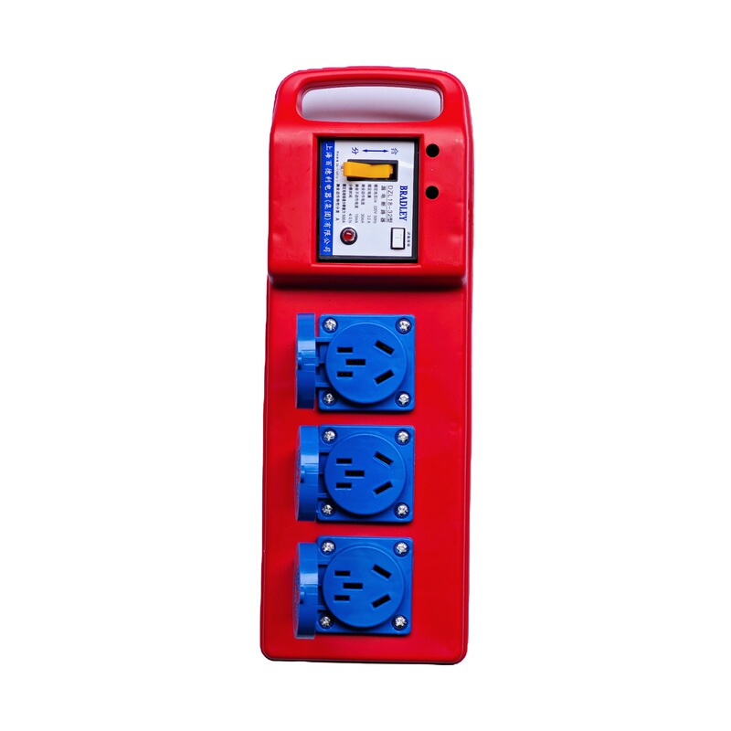 Jinhao Tai Mobile Portable Socket for Construction Sites, Portable Leakage Protection Socket, Rainproof Five-Hole Industrial Socket