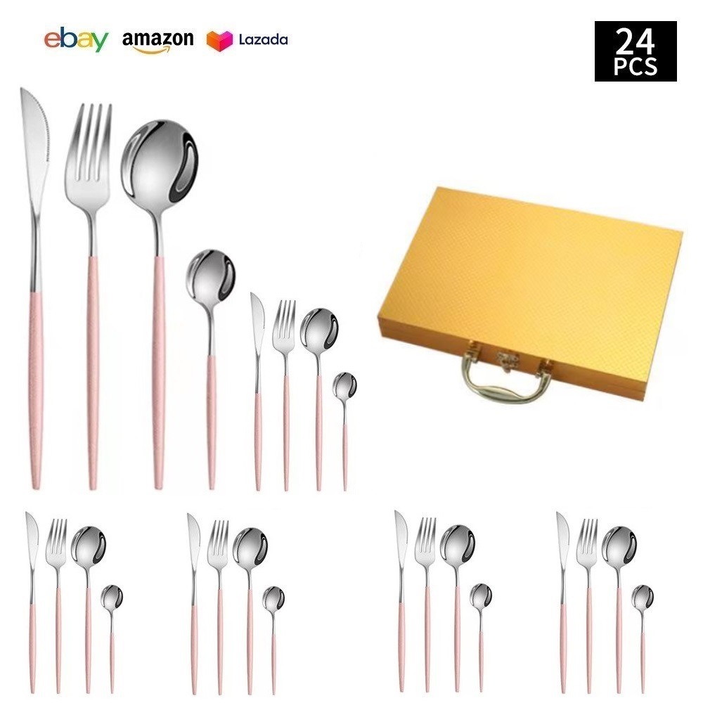 핑크 실버 [24PCS] 금목상자G