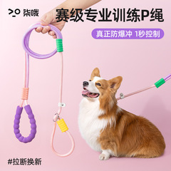 犬の牽引ロープ防爆パンチpロープの中の小型犬の脱落防止チェーンの大型犬のひもの首の散歩用品