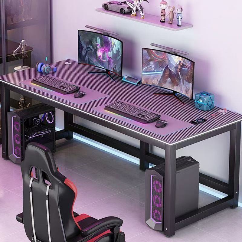 Computer Desk Desktop Double Desk Home Bedroom Study Table Rectangular Desk Workbench Simple E-Sports Table