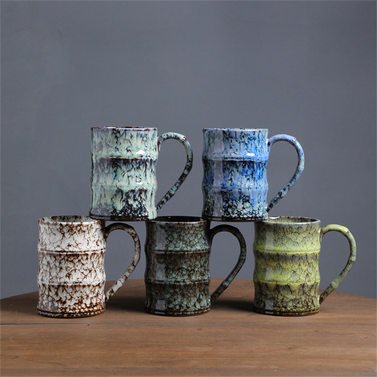 Ceramic Coffee Mug Nordic Creative Style Large Capacity Cup_voghion.com