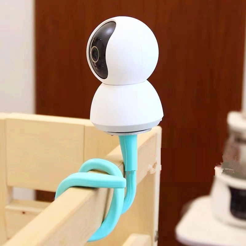 Cámara soporte Monitor soporte silicona + barra de aluminio interior y exterior telescópica varilla de silicona