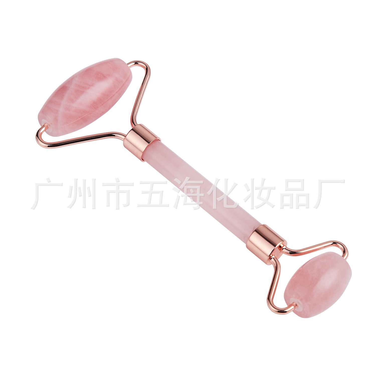 Herramientas faciales Guasha al por mayor, set de masajeador con rodillo de jade, masajeador natural de cristal rosa en forma de corazón. image 9